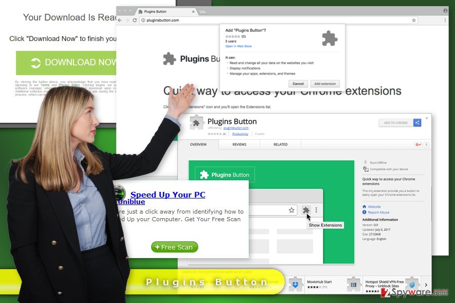 Remove Plugins Button ads (Simple Removal Guide) - Tutorial