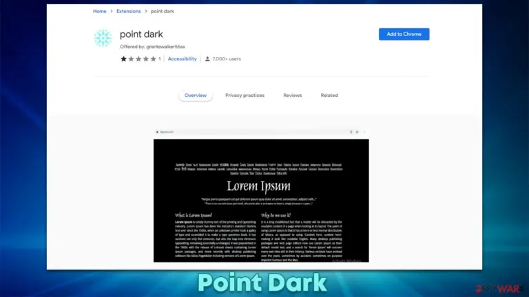 Point Dark