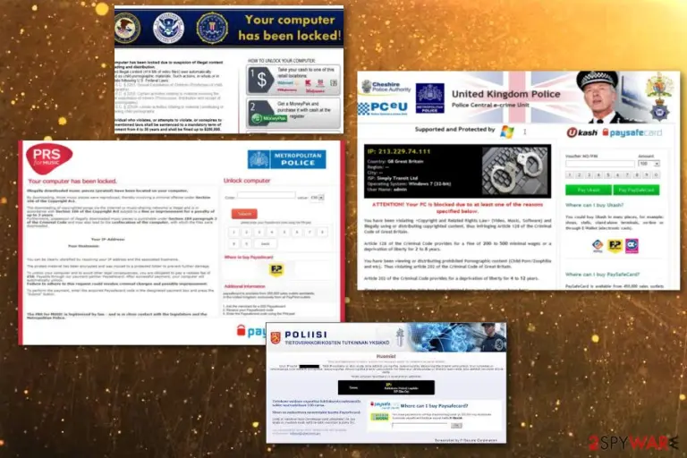 Police virus scam