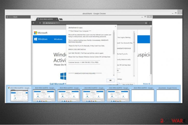 "Porn Virus Detected" image "Porn Virus Detected" image
