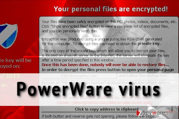 PowerWare virus PowerWare virus