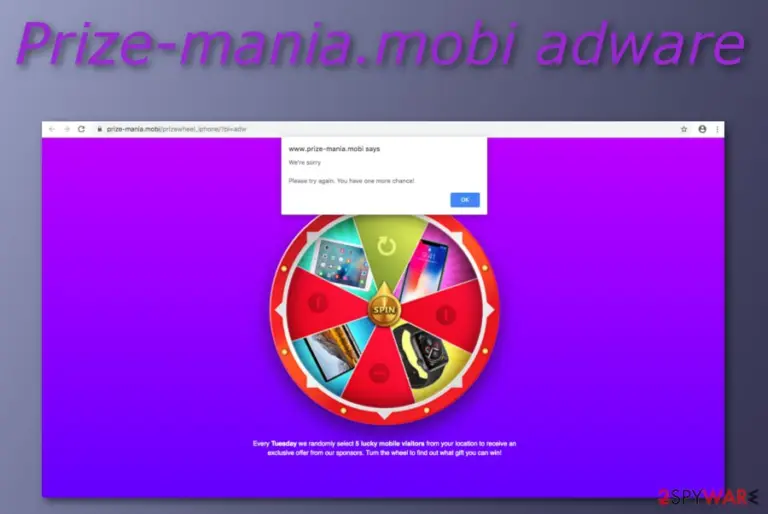 Prize-mania.mobi PUP
