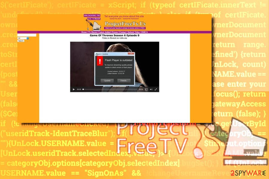 Project Free TV redirects Project Free TV redirects