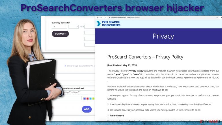 ProSearchConverters browser hijacker