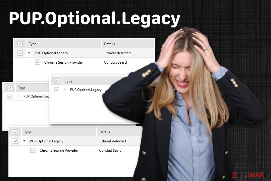 PUP.Optional.Legacy adware PUP.Optional.Legacy adware