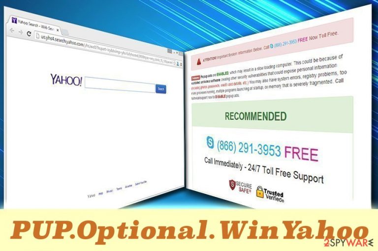 PUP.Optional.WinYahoo PUP.Optional.WinYahoo