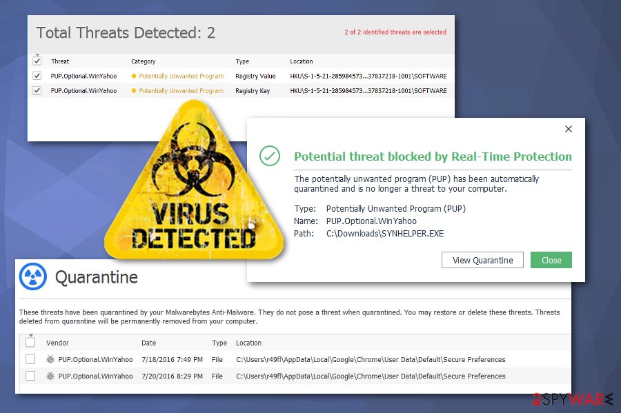 PUP.Optional.WinYahoo virus PUP.Optional.WinYahoo virus