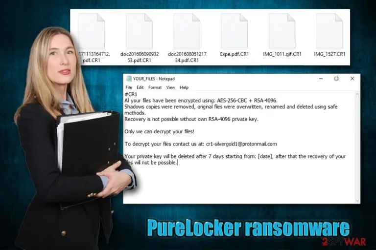PureLocker ransomware virus