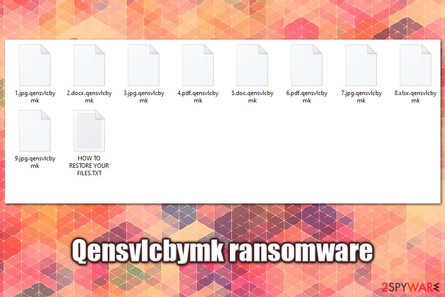 Qensvlcbymk ransomware encrypted files Qensvlcbymk ransomware encrypted files
