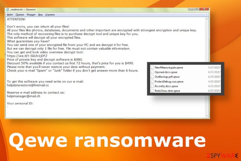 Qewe ransomware virus Qewe ransomware virus