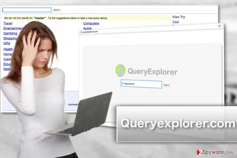 An illustration of queryexplorer.com virus