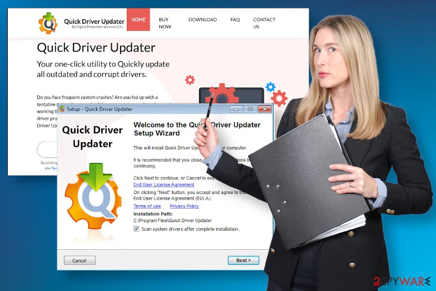 QuickDriverUpdater PUP QuickDriverUpdater PUP