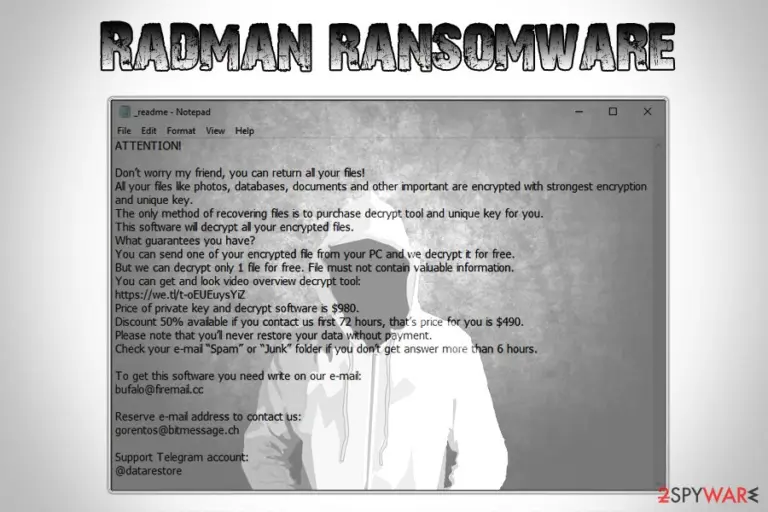 Radman ransomware