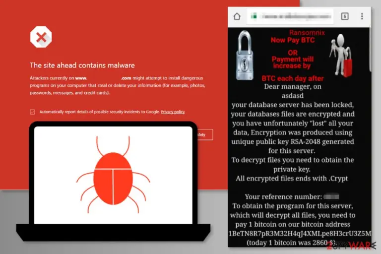 Example of Ransomnix ransomware