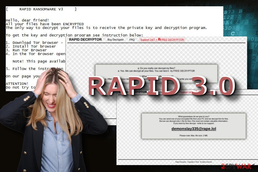 Rapid 3.0 ransomware Rapid 3.0 ransomware