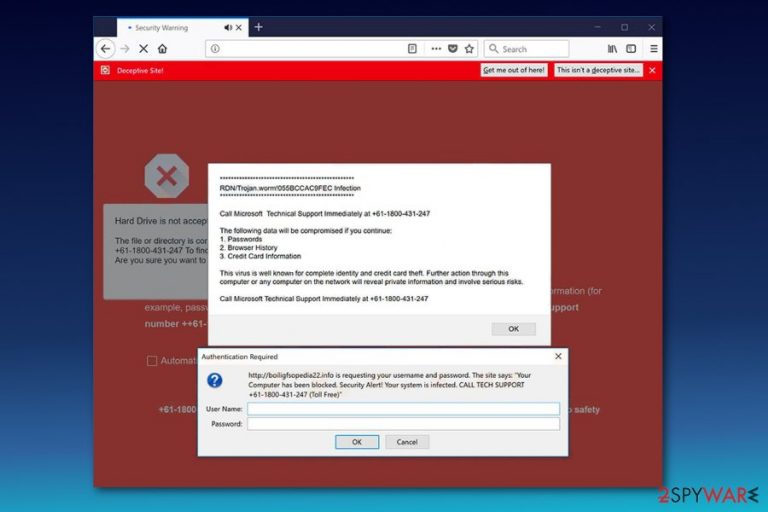 RDN/Trojan.worm!055BCCAC9FEC scam