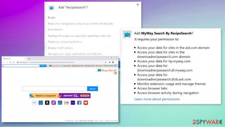 RecipeSearch virus