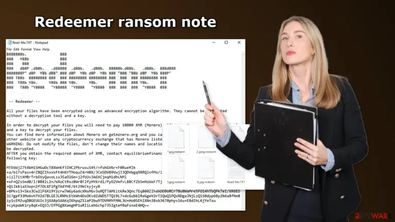 Redeemer ransom note