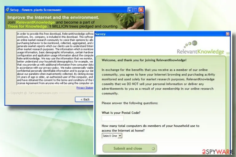 Illustrating Relevant Knowledge virus