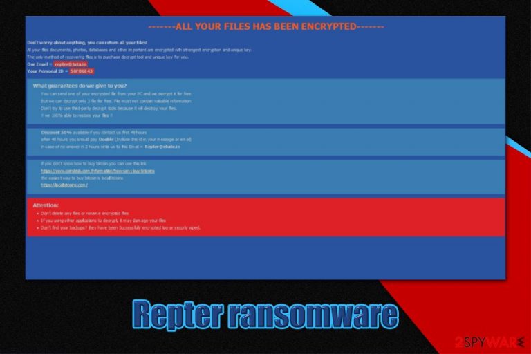 Repter ransomware Repter ransomware