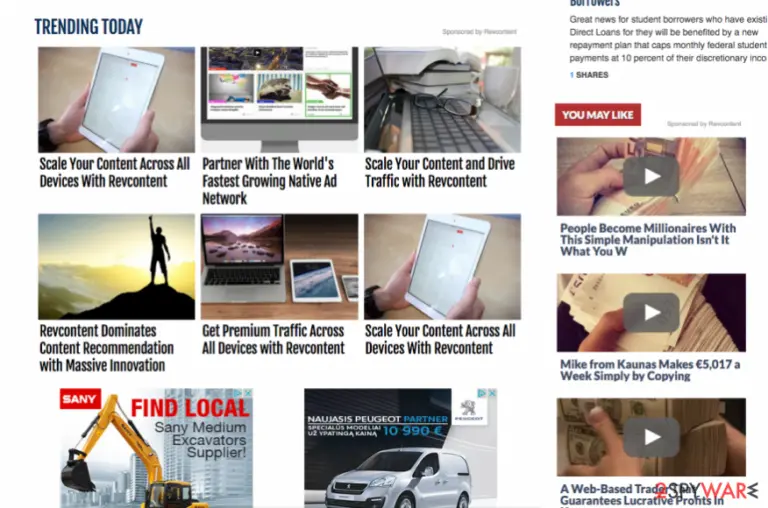 RevContent adverts