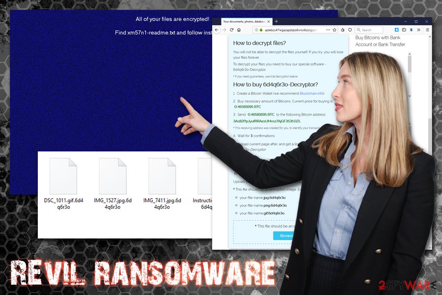 REvil ransomware virus REvil ransomware virus