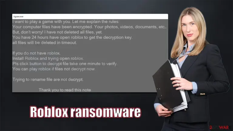 Roblox ransomware