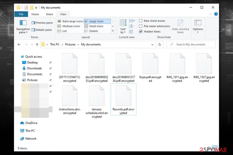 Roll Safe ransomware encrypted files