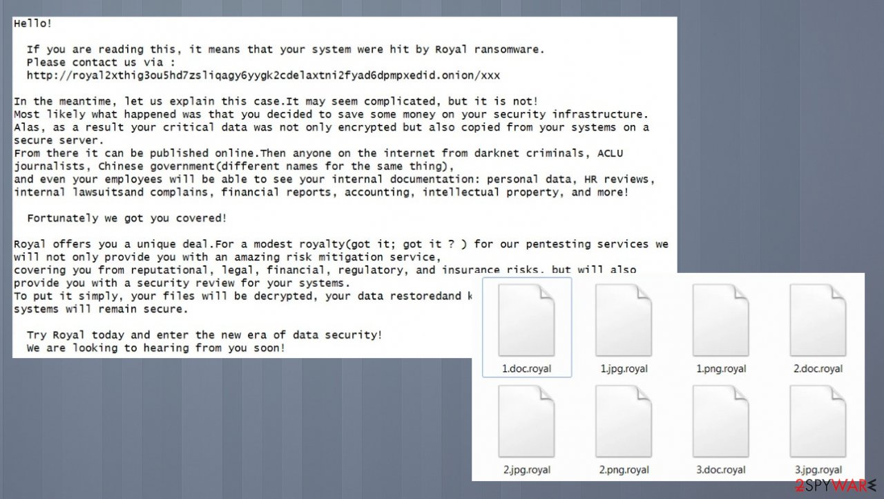 Royal Ransomware Note Remove Royal ransomware (Free Guide) – Quick Decryption Solution
