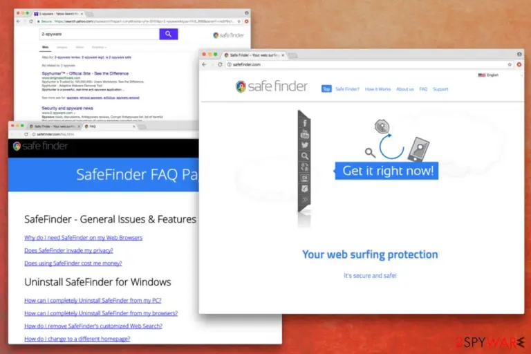 Safe Finder browser hijacker