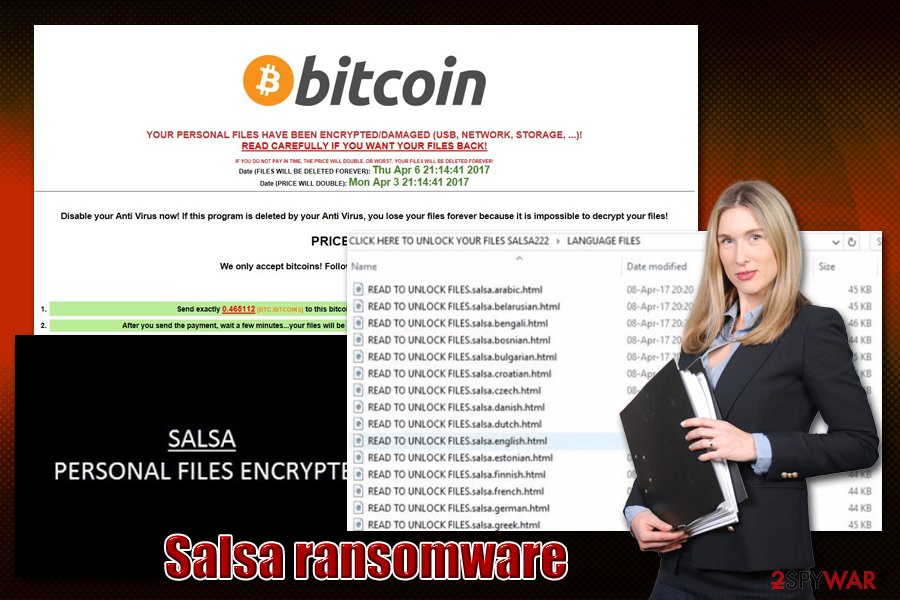 Salsa ransomware virus Salsa ransomware virus