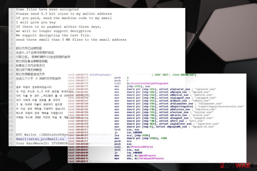Satan crypto-virus Satan crypto-virus