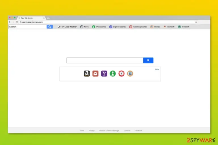 Screenshot of Search.searchptrack.com