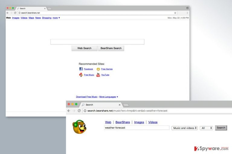 The image of Search.BearShare.com