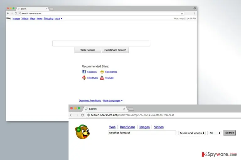 The image of Search.BearShare.com