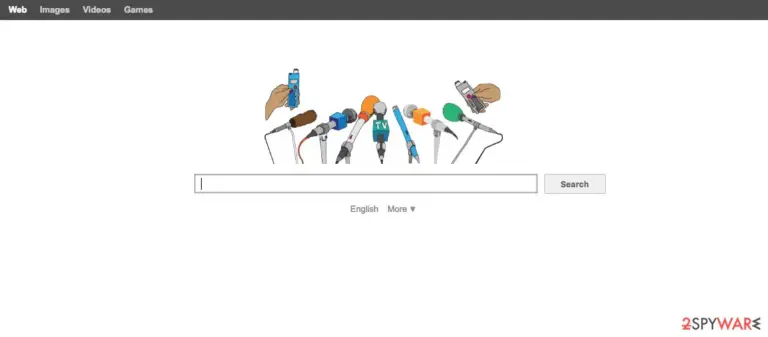A screenshot of the Search.delta-search.com browser hijacker website