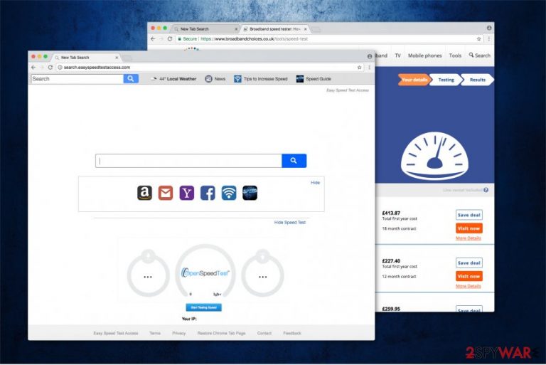 Search.easyspeedtestaccess.com virus image