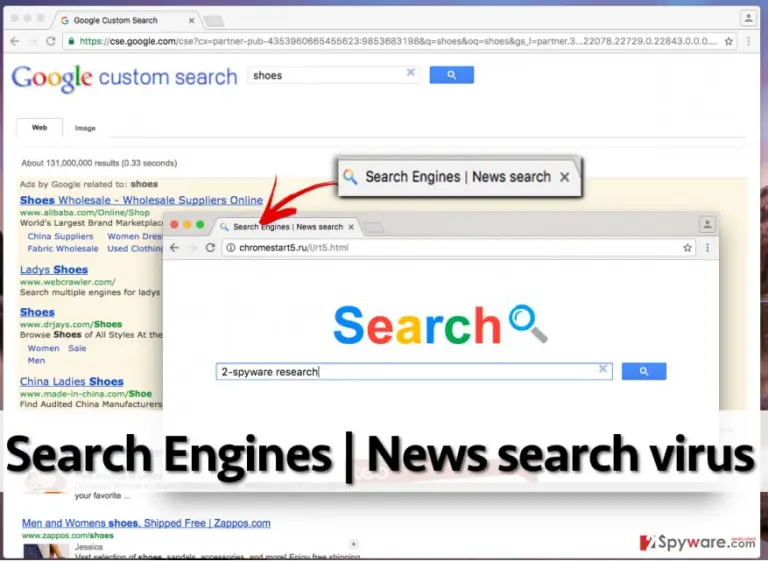 Search Engines | News search virus in Chrome