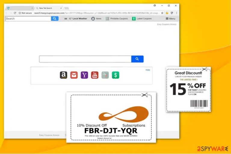 Search.heasycouponaccess.com image