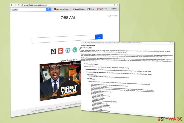 Search.heasysportsaccess.com browser hijacker Search.heasysportsaccess.com browser hijacker