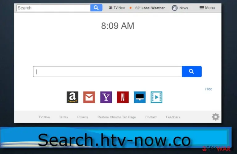 Search.htv-now.co browser hijacker