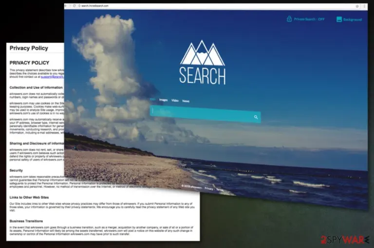 Search.incredisearch.com redirect virus