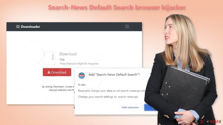 Search-News Default Search browser hijacker