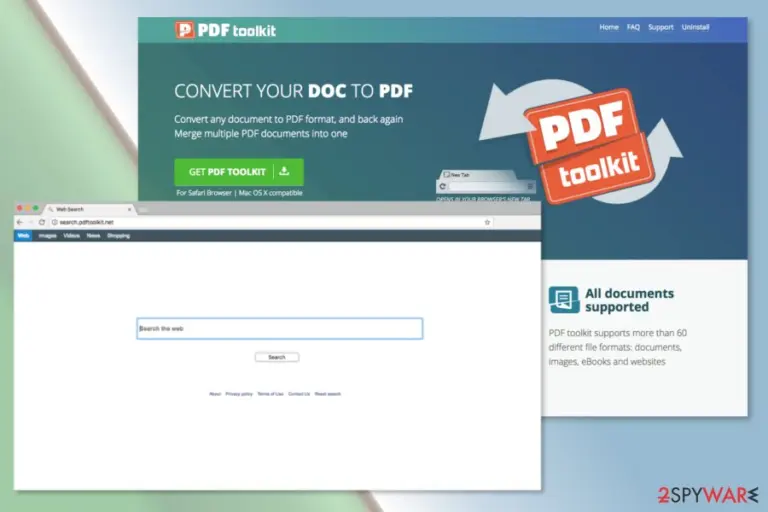 Screenshot of Search.pdftoolkit.net