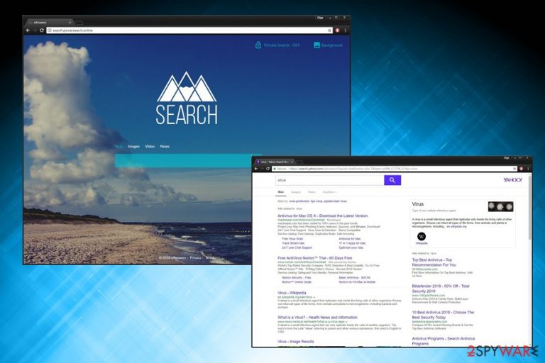 Search.powersearch.online virus