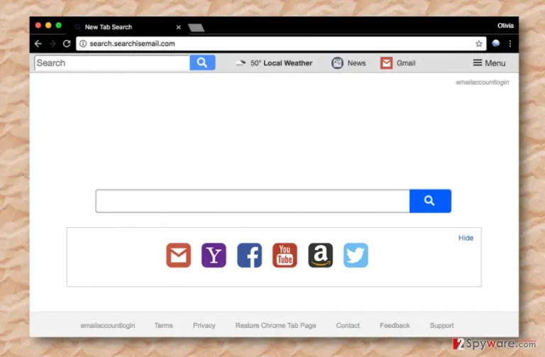Search.searchisemail.com virus