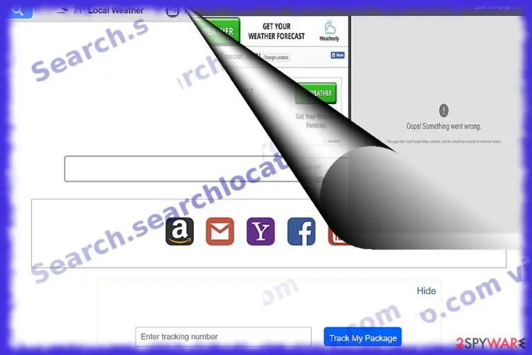 the picture displaying Search.searchlocateyp.com virus
