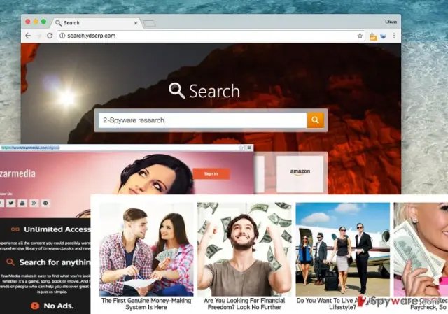 Search.ydserp.com by Web Bar Media