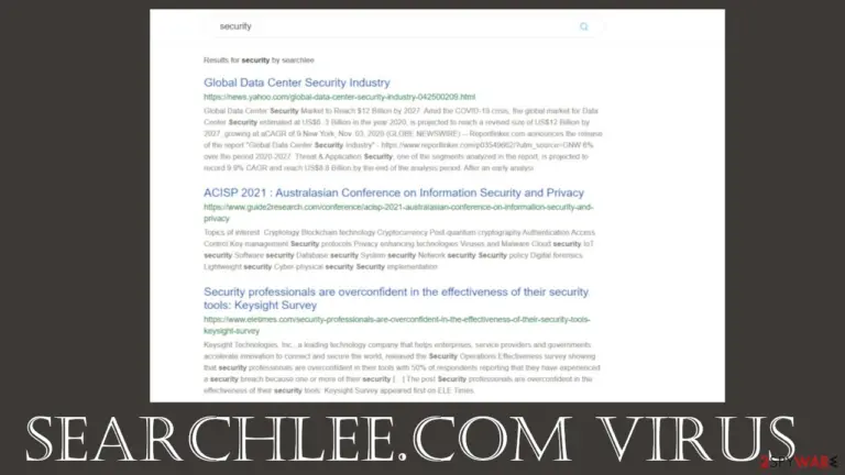 Searchlee.com virus