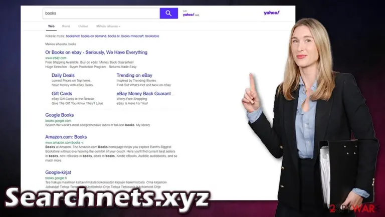 Searchnets.xyz redirects